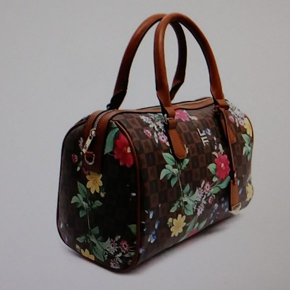 London Fog Calla Signature Satchel Bag - Picture 7 of 15